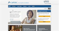 Desktop Screenshot of calperslongtermcare.com